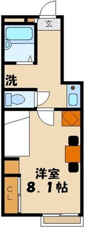 レオパレスyanagiIIの物件間取画像